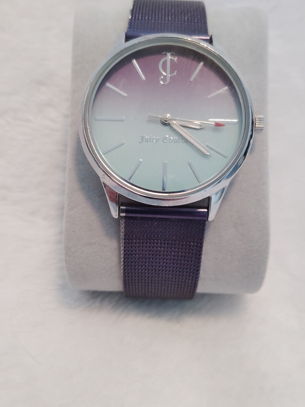 Juicy Couture Black Label Gradient Dial Mesh Strap Purple/Teal Women's Watch - Picture 8 of 9